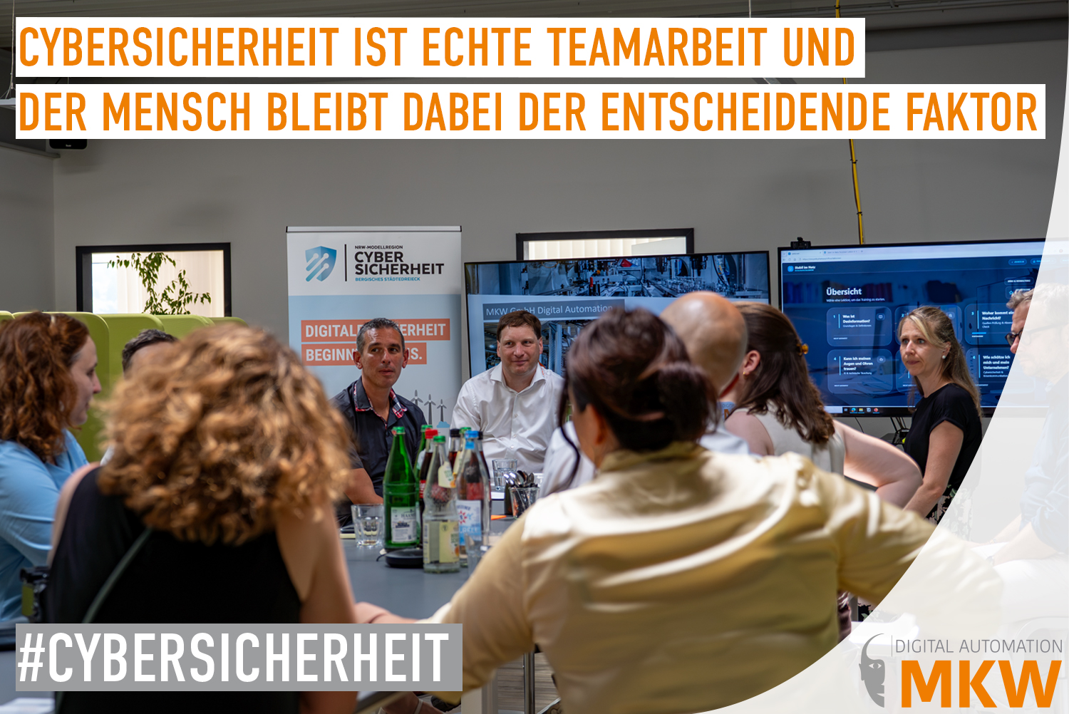 Vorstellung Modellregion Cybersicherheit bei der MKW