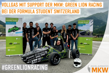 Vollgas mit Support der MKW: Green Lion Racing bei der Formula Student Switzerland