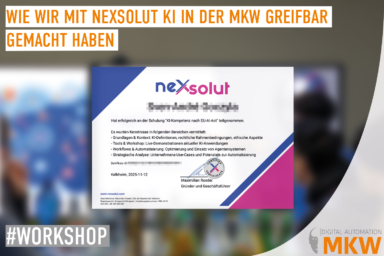 Wie wir mit neXsolut KI in der MKW greifbar gemacht haben