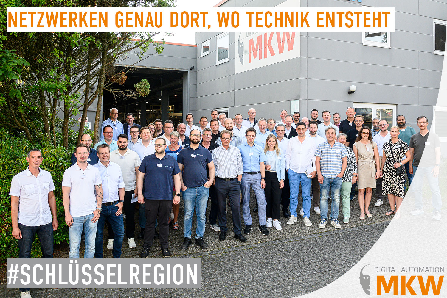 NEtzwerktreffen der Schlüsselregion bei der MKW GmbH